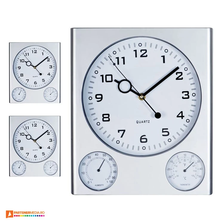 ceasuri de perete cu termometru si higrometru 4121307 poza 1
