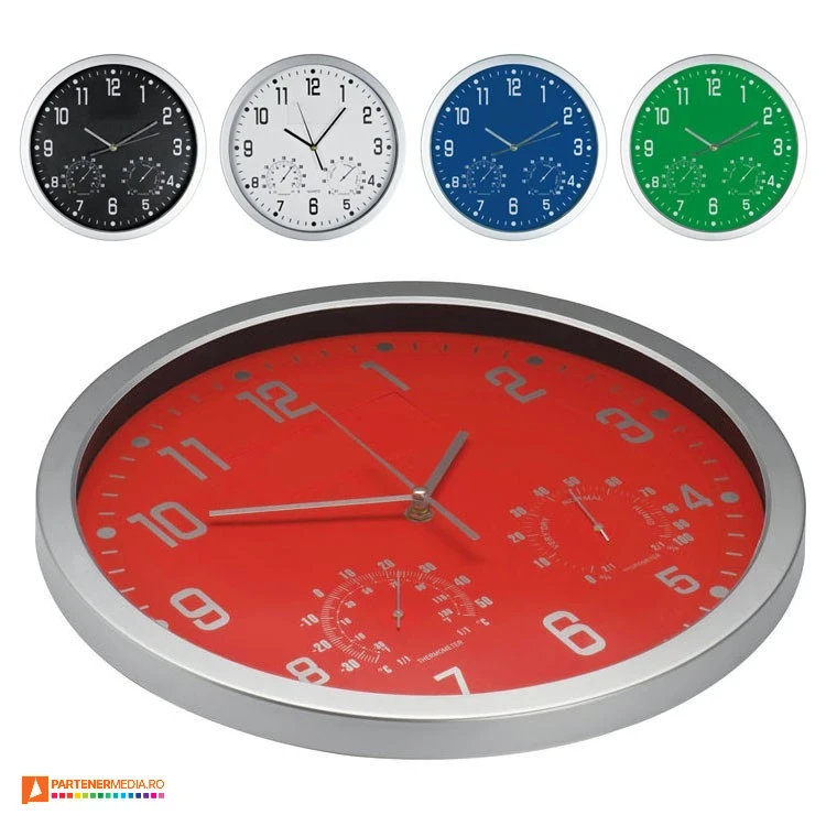 ceasuri promotionale de perete cu cadran colorat 41238 poza 1