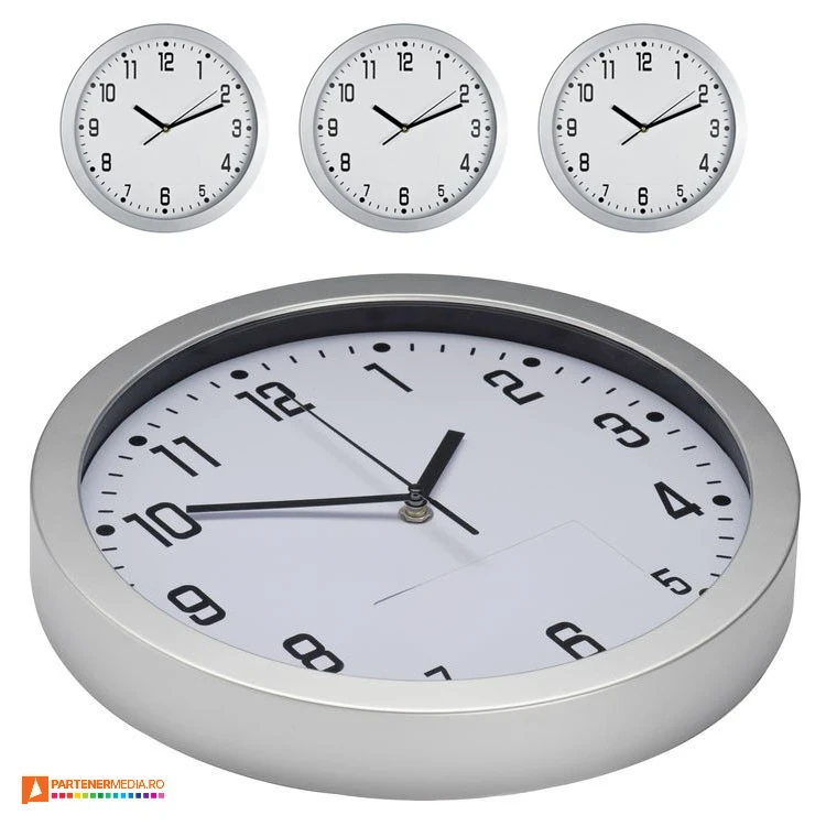 ceasuri rotunde de perete cu afisaj analogic 4123906 poza 1
