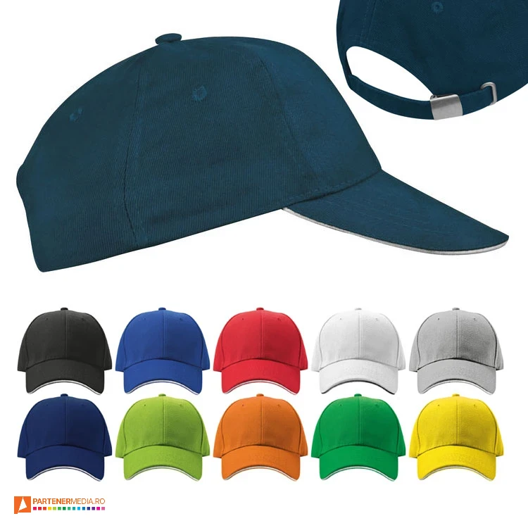 sepci promotionale din bumbac cu 6 panele 50466 poza 1