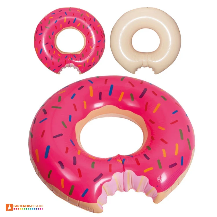 colaci gonflabili din pvc cu forma de gogoasa 55257 poza 1