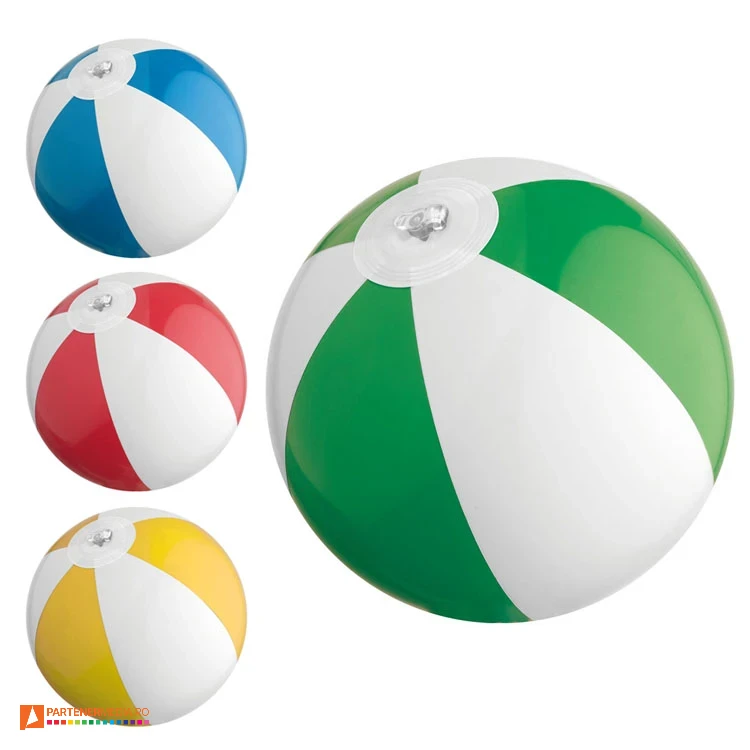 mingi gonflabile de plaja bicolore cu design clasic din pvc 58261 poza 1