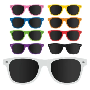 ochelari de soare din plastic cu design clasic 58758