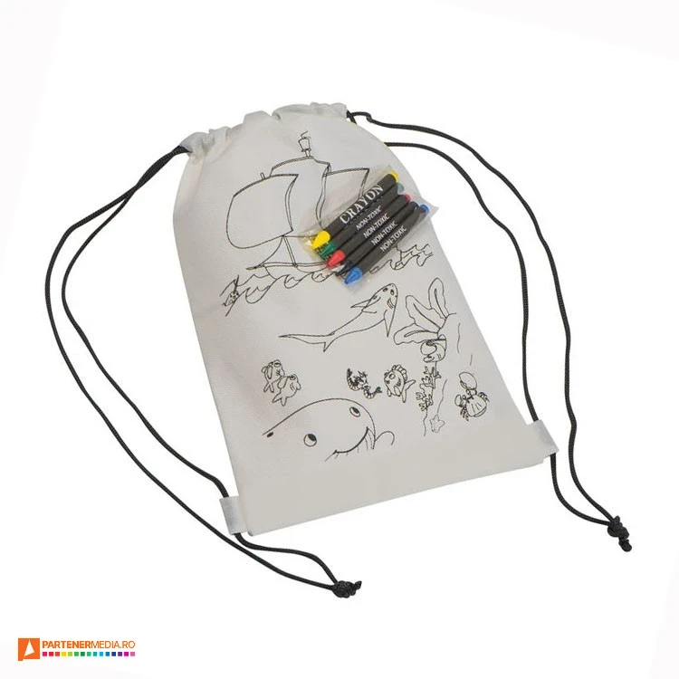 rucsacuri drawstring de copii cu carioci incluse 6058606