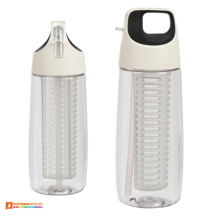 Sticle transparente promotionale cu infuzor detasabil si capacitate de 850 ml sticle promotionale cu infuzor 60815