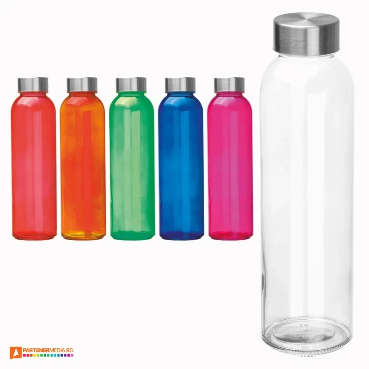 sticle promotionale transparente colorate de 500 ml 61394