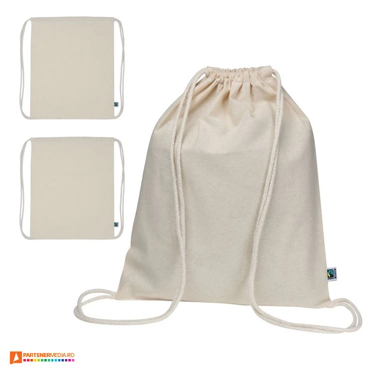 rucsacuri din bumbac drawstring cu snururi duble 63990