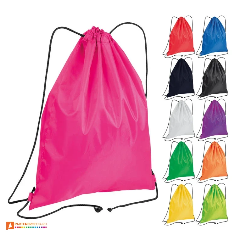 rucsacuri drawstring colorate cu snur la brau 68515