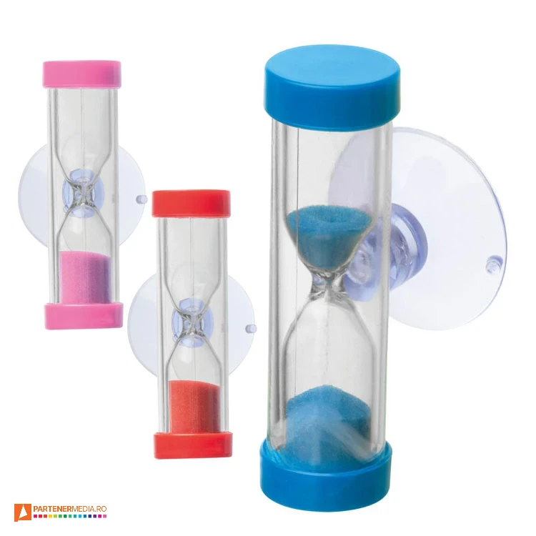 clepsidre promotionale de 3 minute cu ventuza 73575 poza 1