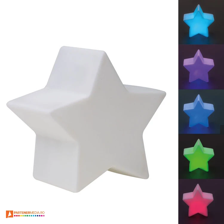 lampi cu forma de stea si lumina colorata ambientala 80585 poza 1