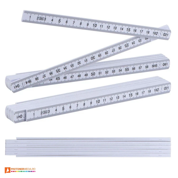 rigle pliabile din plastic cu lungime de 2 metri 80895