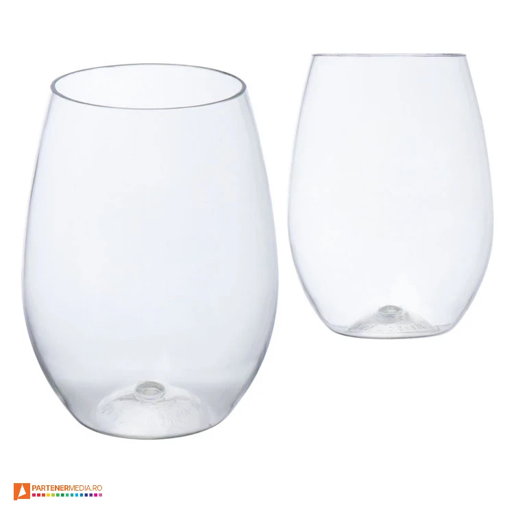 pahare promotionale din plastic transparent 81456