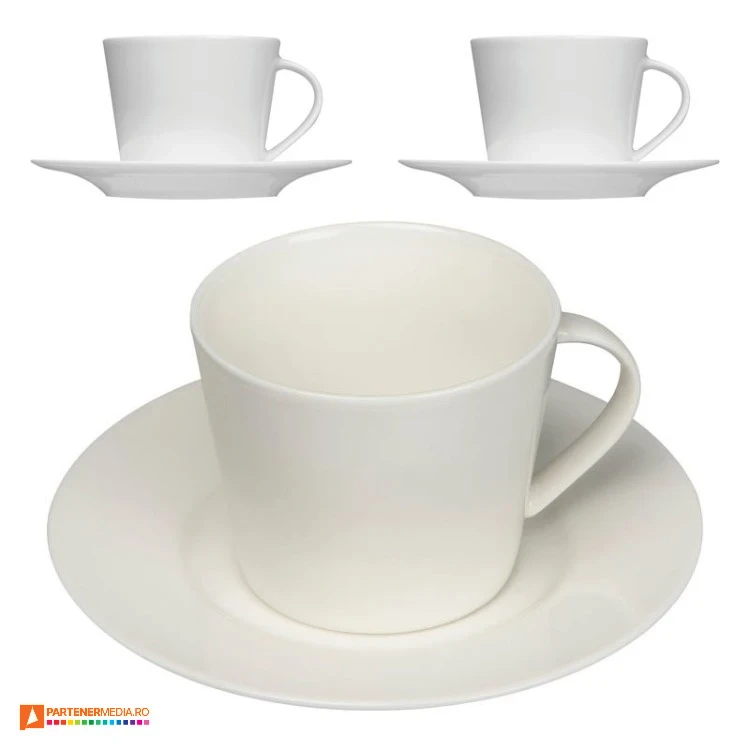 cesti din portelan cu farfurie 83662 poza 1