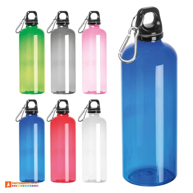 bidoane de 600 ml transparente cu carabina 84370