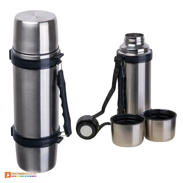 termosuri promotionale cu 2 pahare si curea de transport 85453 poza 1