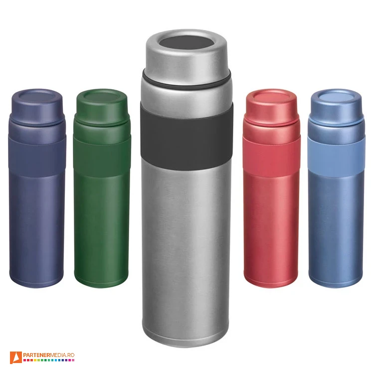 termosuri promotionale din otel inoxidabil cu grip cauciucat 85488 poza 1