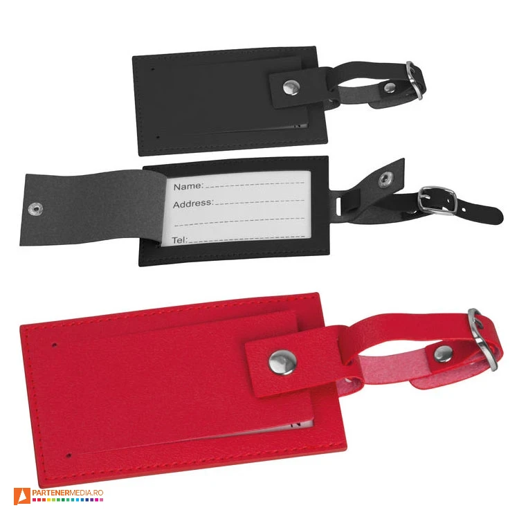 etichete de bagaje din imitatie de piele 94938 poza 1