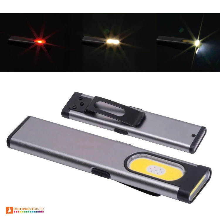 lanterne led si cob cu baterie reincarcabila usb 95493 poza 1