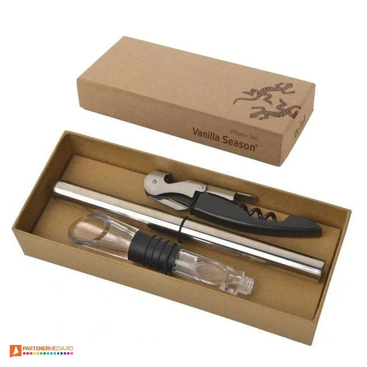 seturi de 3 accesorii pentru sticle de vin ajh720023 poza 1