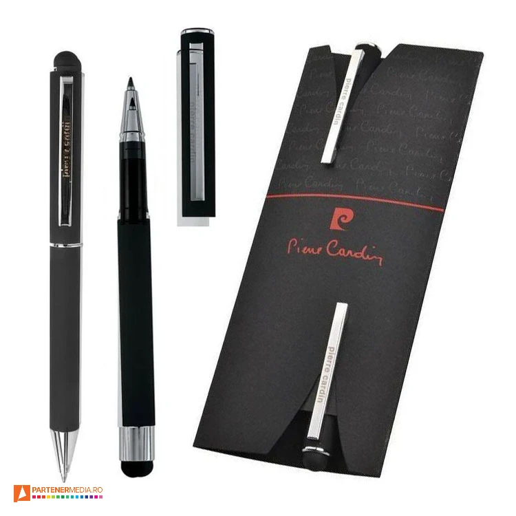 seturi de 2 pixuri negre pierre cardin cu touch pen b0401201ip3 poza 1