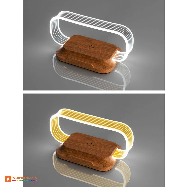 incarcatoare wireless de telefon cu lampa ambientala b1100300ip3 incarcatoare wireless de telefon cu lampa ambientala b1100300ip3 poza 2