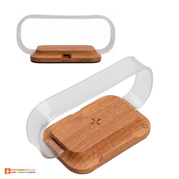 incarcatoare wireless pierre cardin cu lampa ambientala b1100300ip3