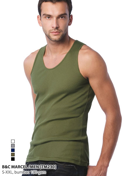 maieuri promotionale barbatesti cu guler rotund Marcelle Men TM230 poza 1