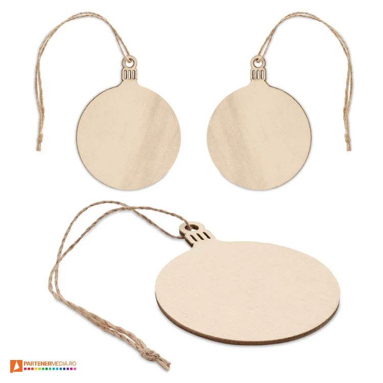 decoratiuni din lemn cu forma de glob cx1473 poza 1