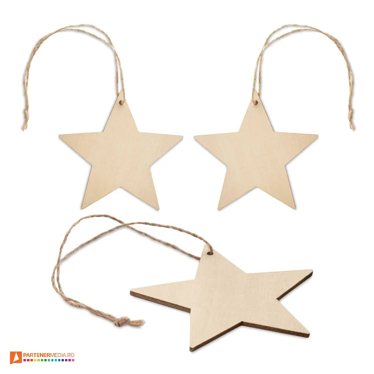 decoratiuni din lemn cu forma de stea cx1476 decoratiuni din lemn cu forma de stea cx1476 poza 1