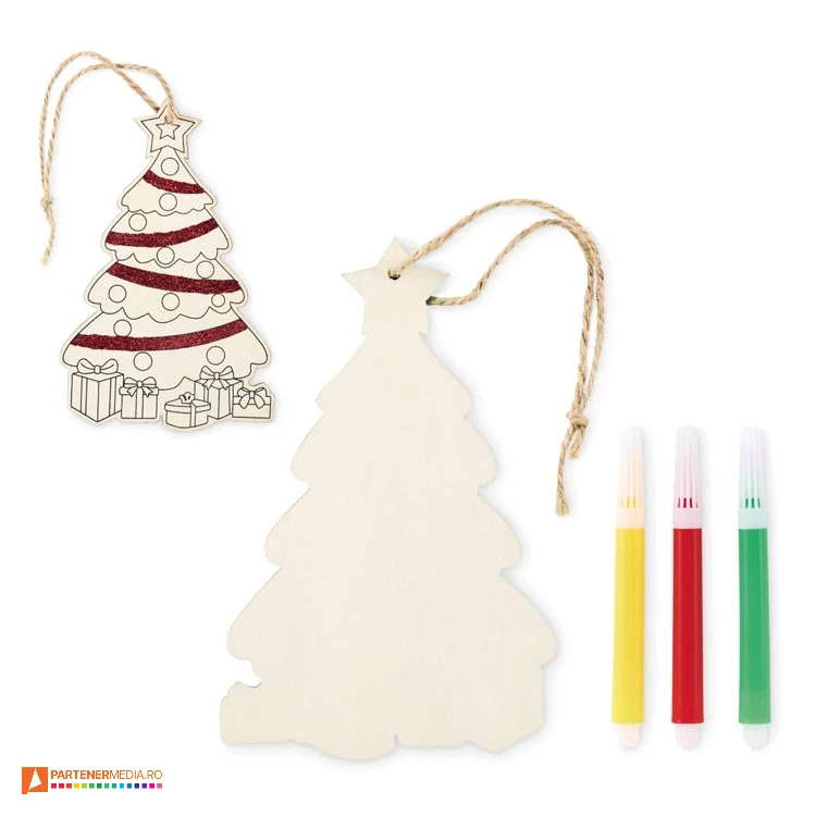 decoratiuni de craciun din lemn cu carioci incluse cx1569 decoratiuni de craciun din lemn cu carioci incluse cx1569 poza 1