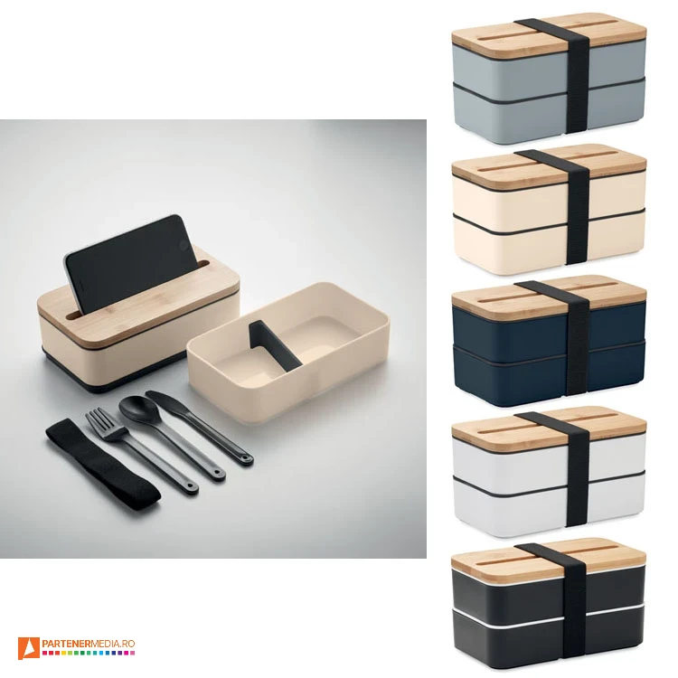 caserole duble cu tacamuri incluse mo2088 poza 1