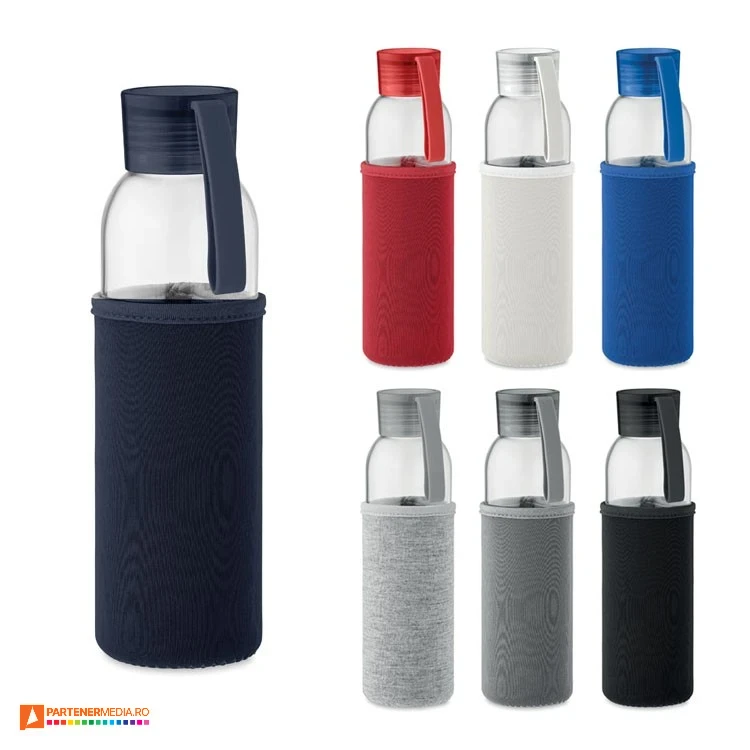 sticle promotionale de 500 ml cu husa mo2089