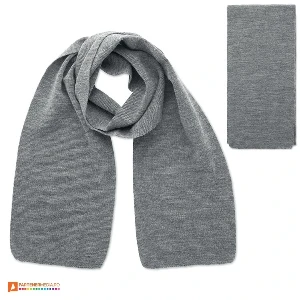 fulare gri deschis unisex din poliester reciclat mo2338 poza 3