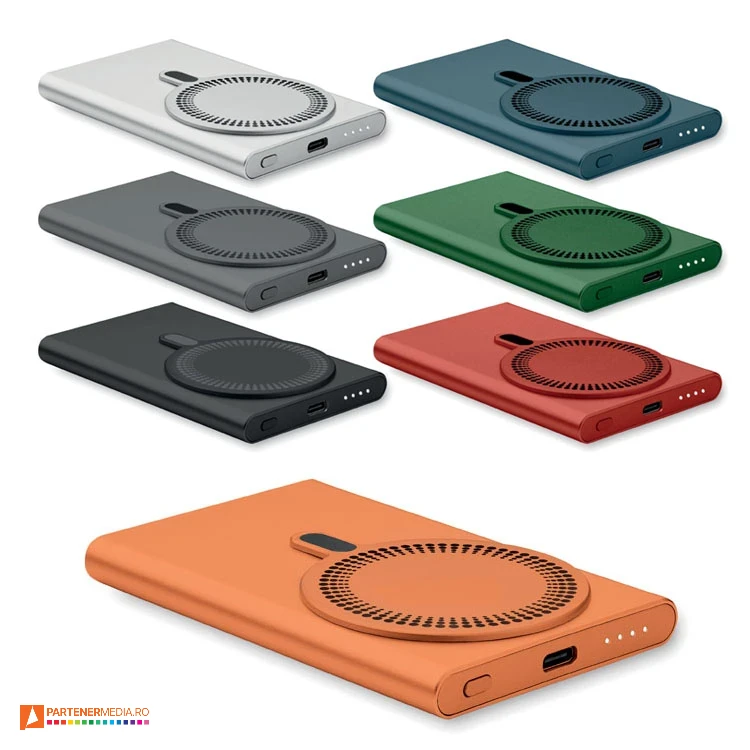 powerbank uri wireless de 5000 mah cu putere de 15w mo2442 powerbank uri wireless de 5000 mah cu putere de 15w mo2442 poza 1