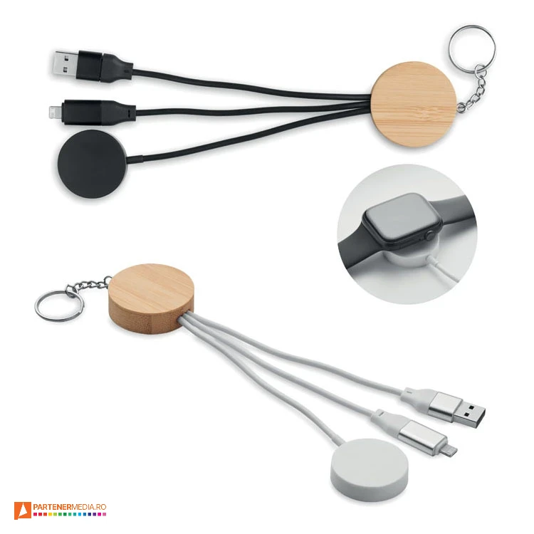 brelocuri cu cabluri usb si incarcator wireless mo2451 brelocuri cu cabluri usb si incarcator wireless mo2451 poza 1