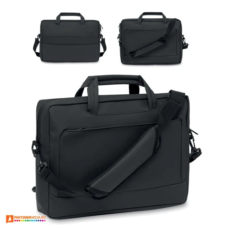 Genti pentru laptop de pana la 15 inch cu manere duble si bareta reglabila genti de laptop din imitatie de piele mo2512