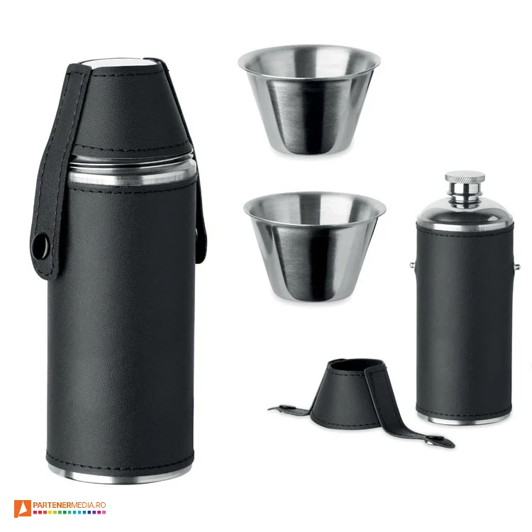 termosuri promotionale cu 2 pahare metalice mo2628 poza 1