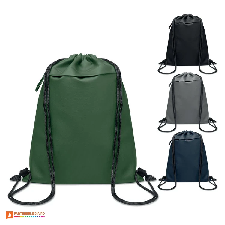 rucsacuri drawsting din poliester si imitatie de piele mo2639