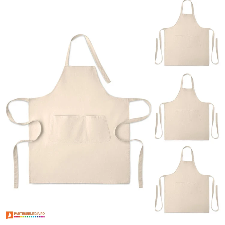 sorturi din bumbac organic cu pieptar si buzunar mo2649 poza 1