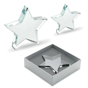 trofee promotionale cu forma de stea din sticla mo2660
