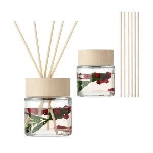 difuzoare de parfum din sticla cu flori incorporate mo2703