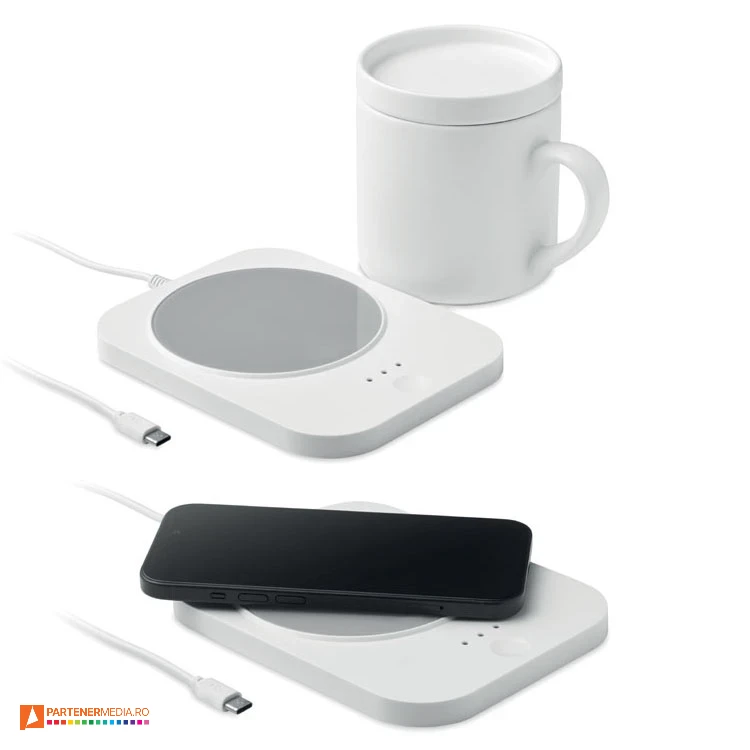 incarcatoare wireless de telefon cu cana si incalzitor mo2726