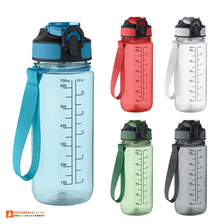 sticle de 700 ml din pet reciclat cu gradatii mo2792 poza 1