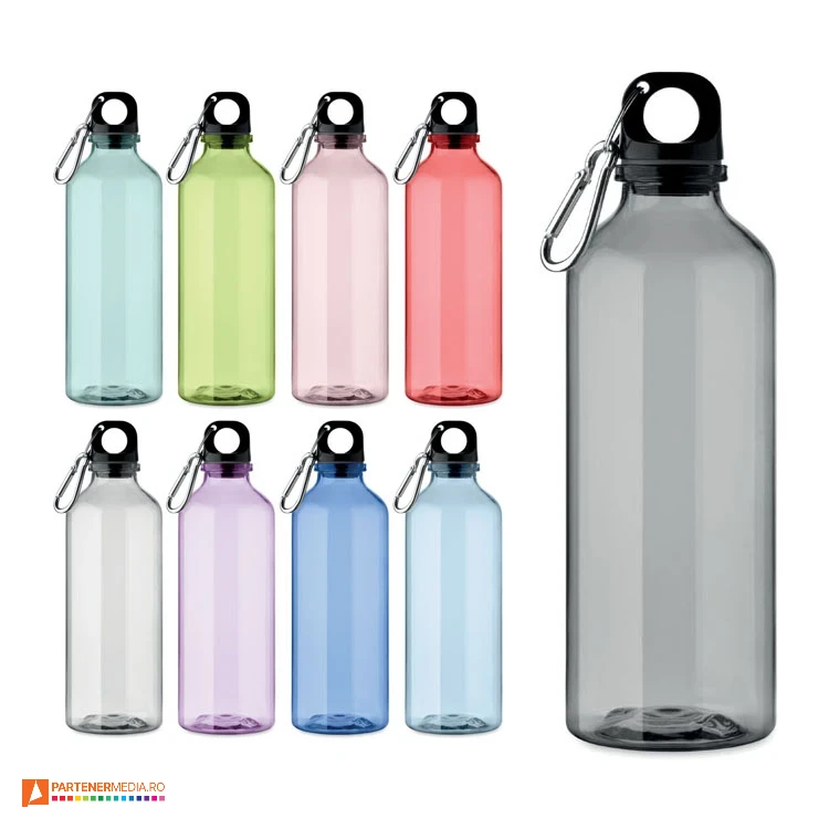 bidoane promotionale transparente de 500 ml cu carabina mo2803