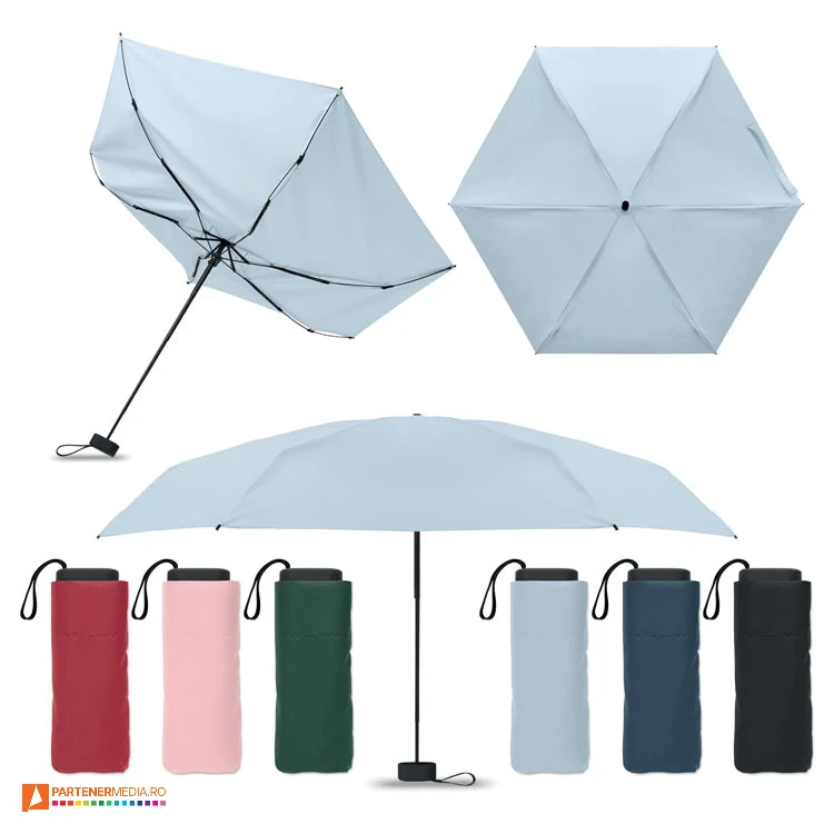 umbrele pliabile promotionale de 90 cm cu husa inclusa mo2844