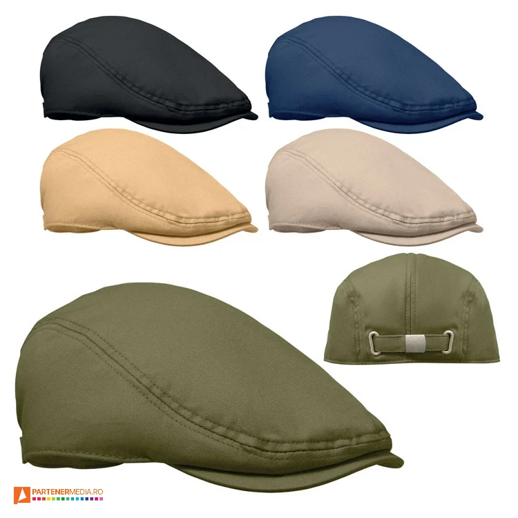 sepci cu design newsboy din bumbac cu catarama metalica mo2850 poza 1
