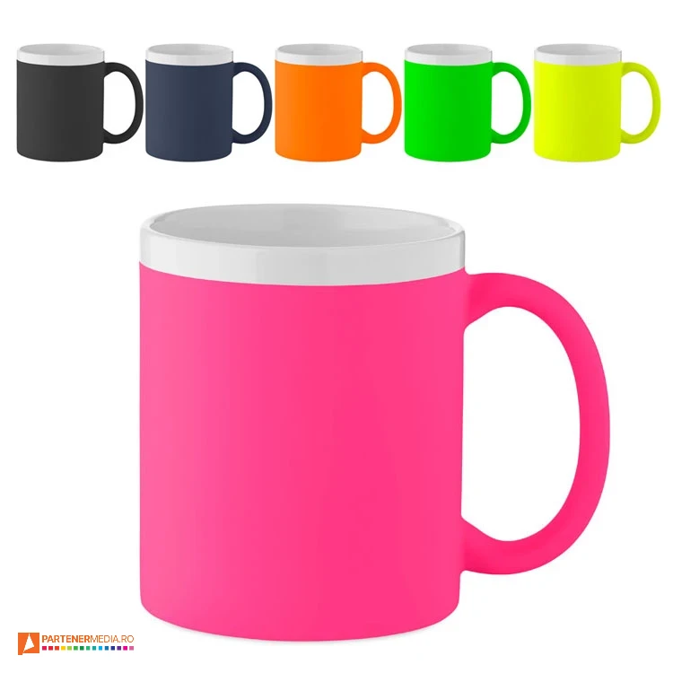 cani colorate ceramice promotionale cu suprafata mata mo2890 poza 1