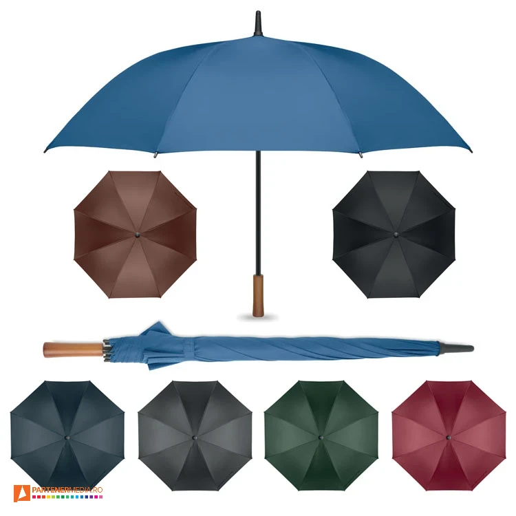 umbrele promotionale cu maner drept din lemn mo3220 umbrele promotionale cu maner drept din lemn mo3220 poza 1