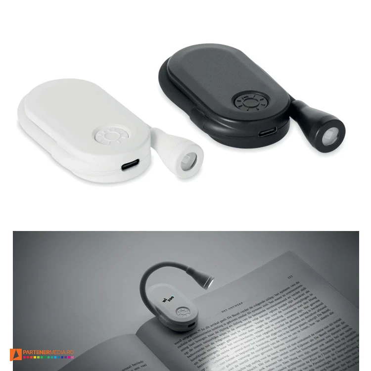 lampi promotionale pentru citit cu baterie reincarcabila usb mo3241 poza 1