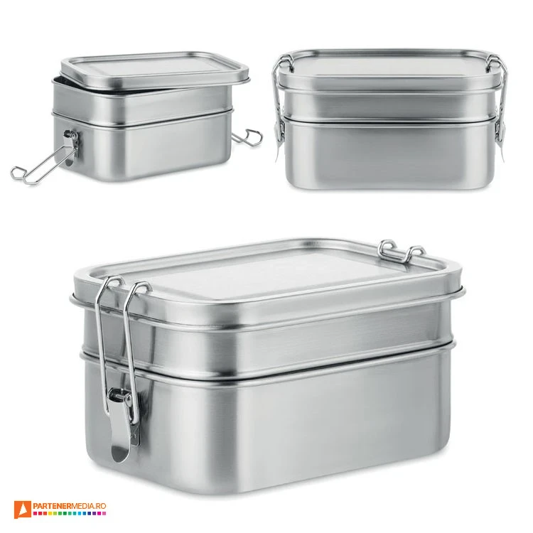 caserole metalice duble din otel inoxidabil mo6212 poza 1